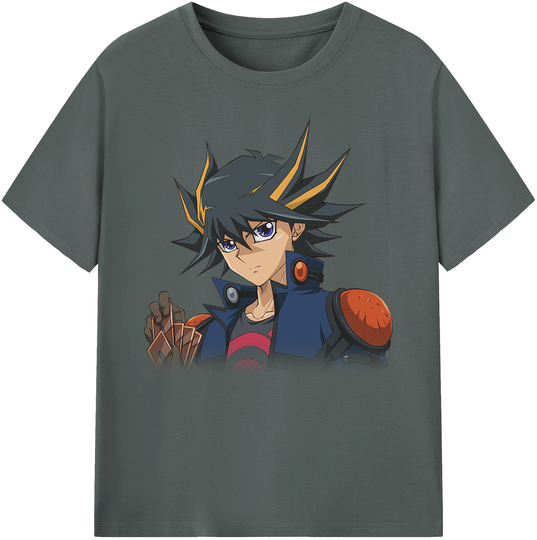（画像用） 遊☆戯☆王 Yu-Gi-Oh! 綿100％ メンズ半袖Tシャツ｜肌触りやわらか＆通気性